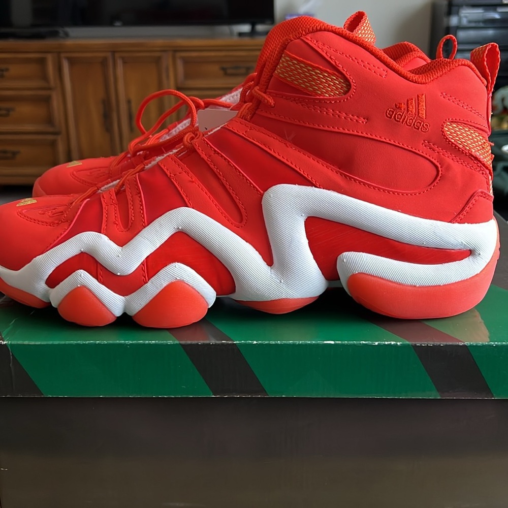 Adidas crazy 8 Kobe addition size 13 1/2 orange n bronze - Picture 2 of 8